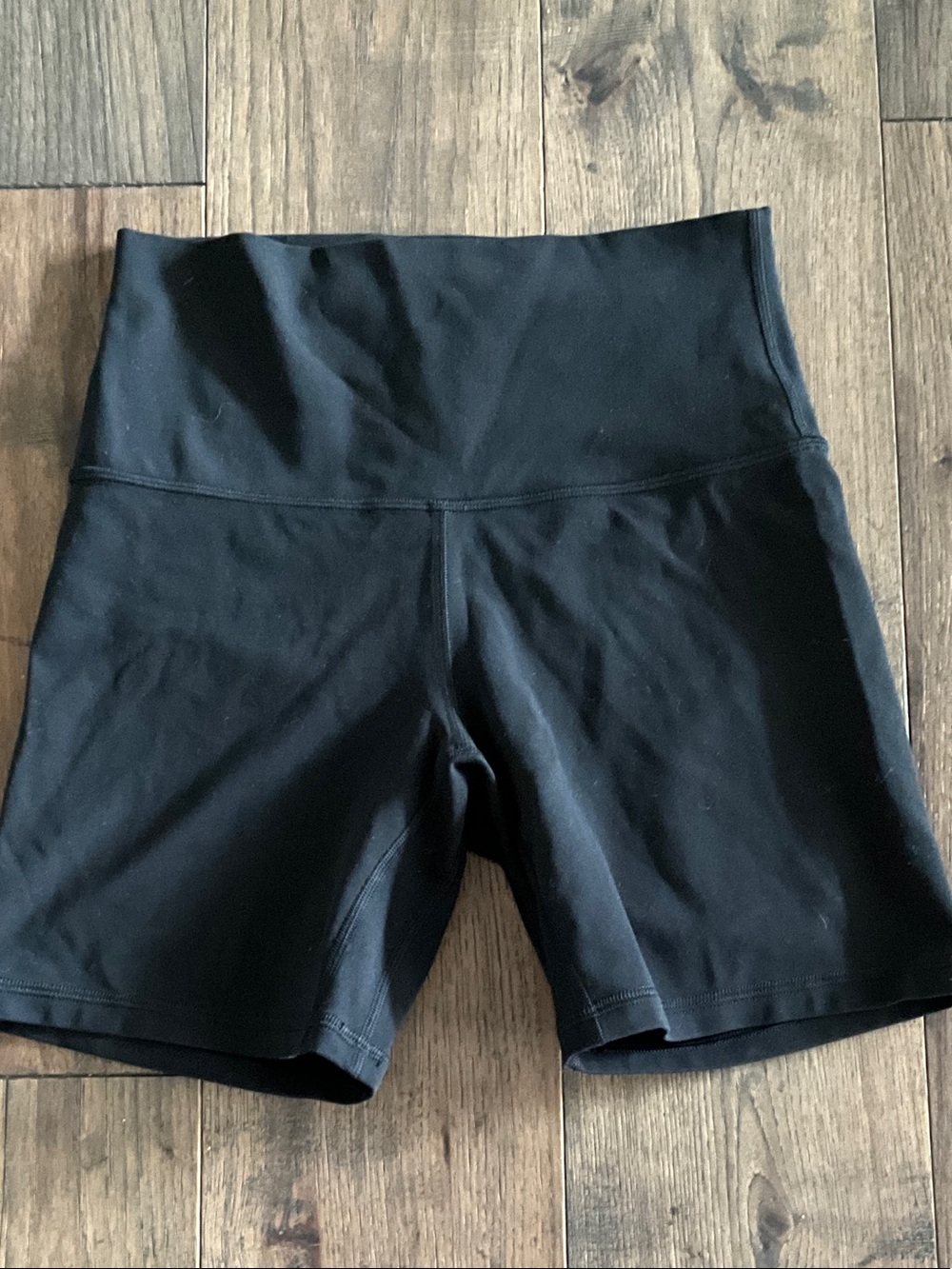lululemon athletica Black High-Rise Bike Shorts